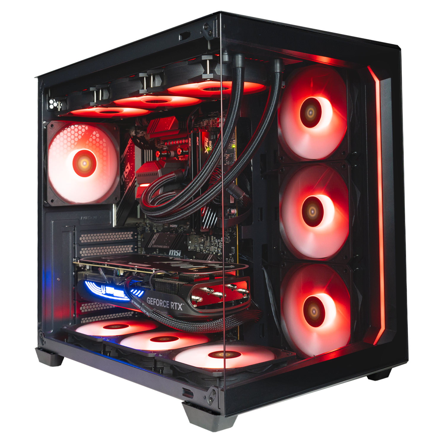 Pc gaming Ryzen 7 9800X3D, RTX 5070Ti 16GB, Ram 32Gb 6000Mhz Ddr5, SSD NVMe 1000Gb, Dissipatore a Liquido 360mm, Windows 11 Pro