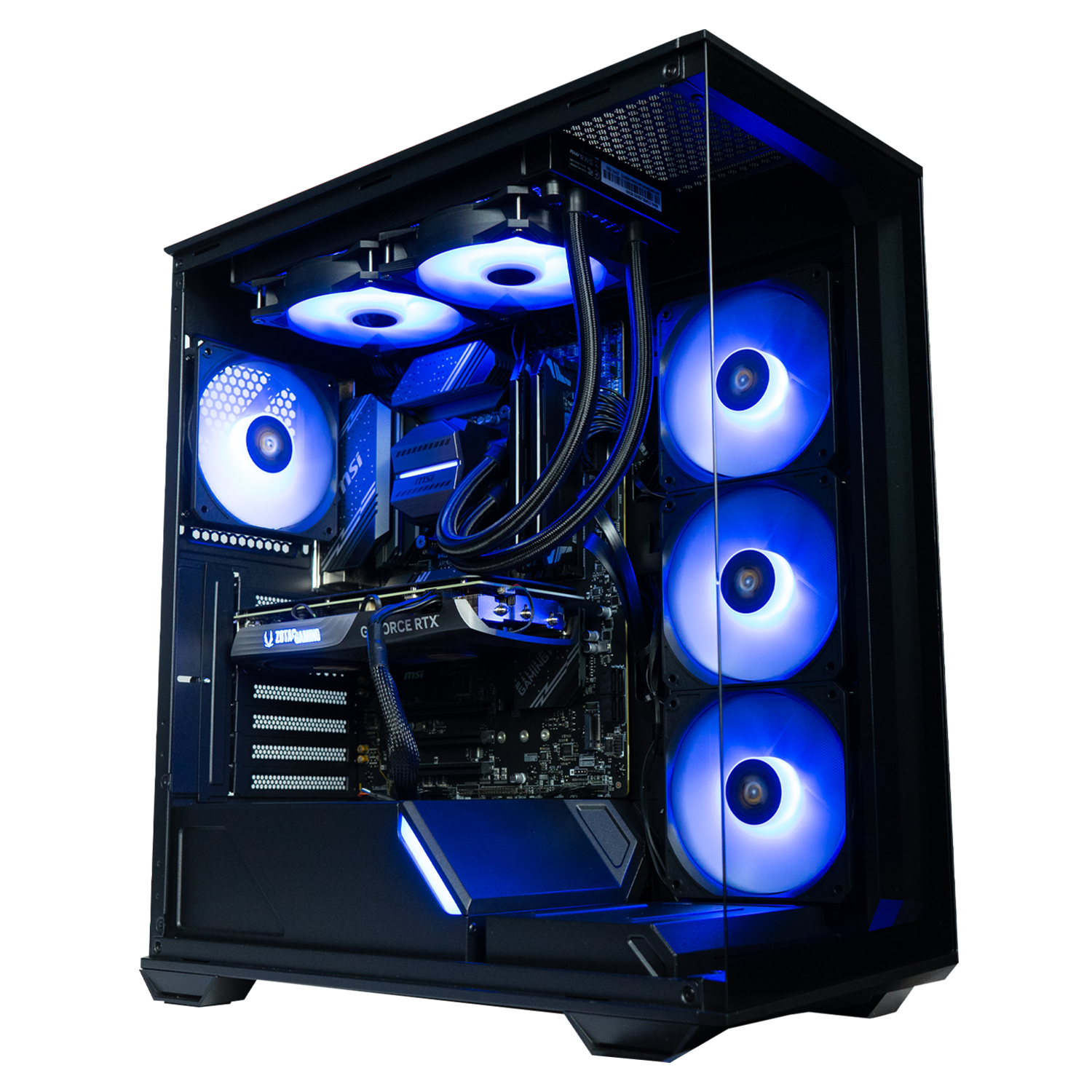 Pc gaming Ryzen 5 9600X, Rtx 4060 Ti 16Gb, Ram 32Gb 6000Mhz Ddr5, SSD NVMe 1000Gb, Dissipatore a Liquido 240mm, Windows 11 Pro