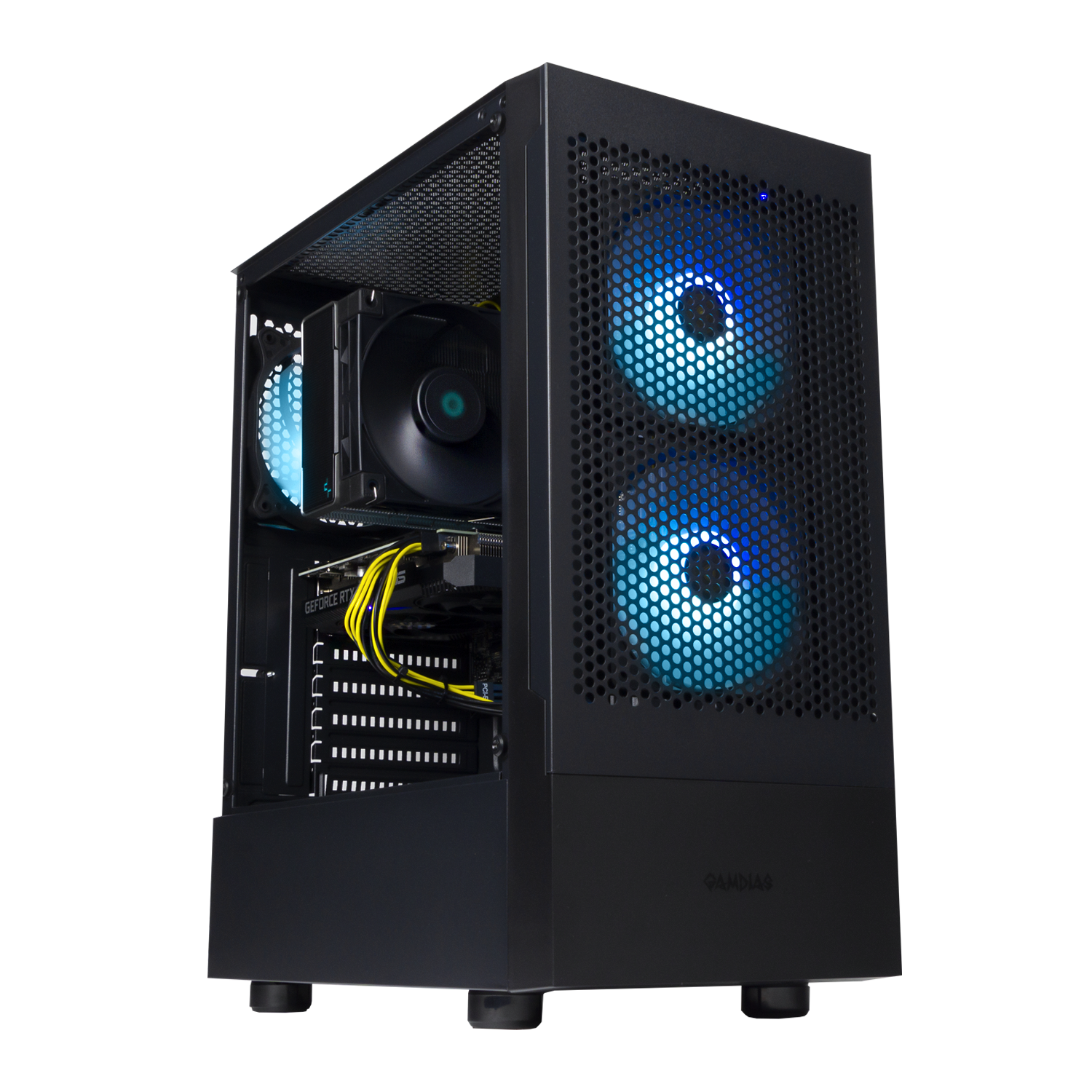 Pc gaming Ryzen 5 5600X, RTX 4060 8GB, Ram 32Gb 3600Mhz Ddr4, SSD NVMe 1000Gb, Dissipatore ad Aria, Windows 11 Pro