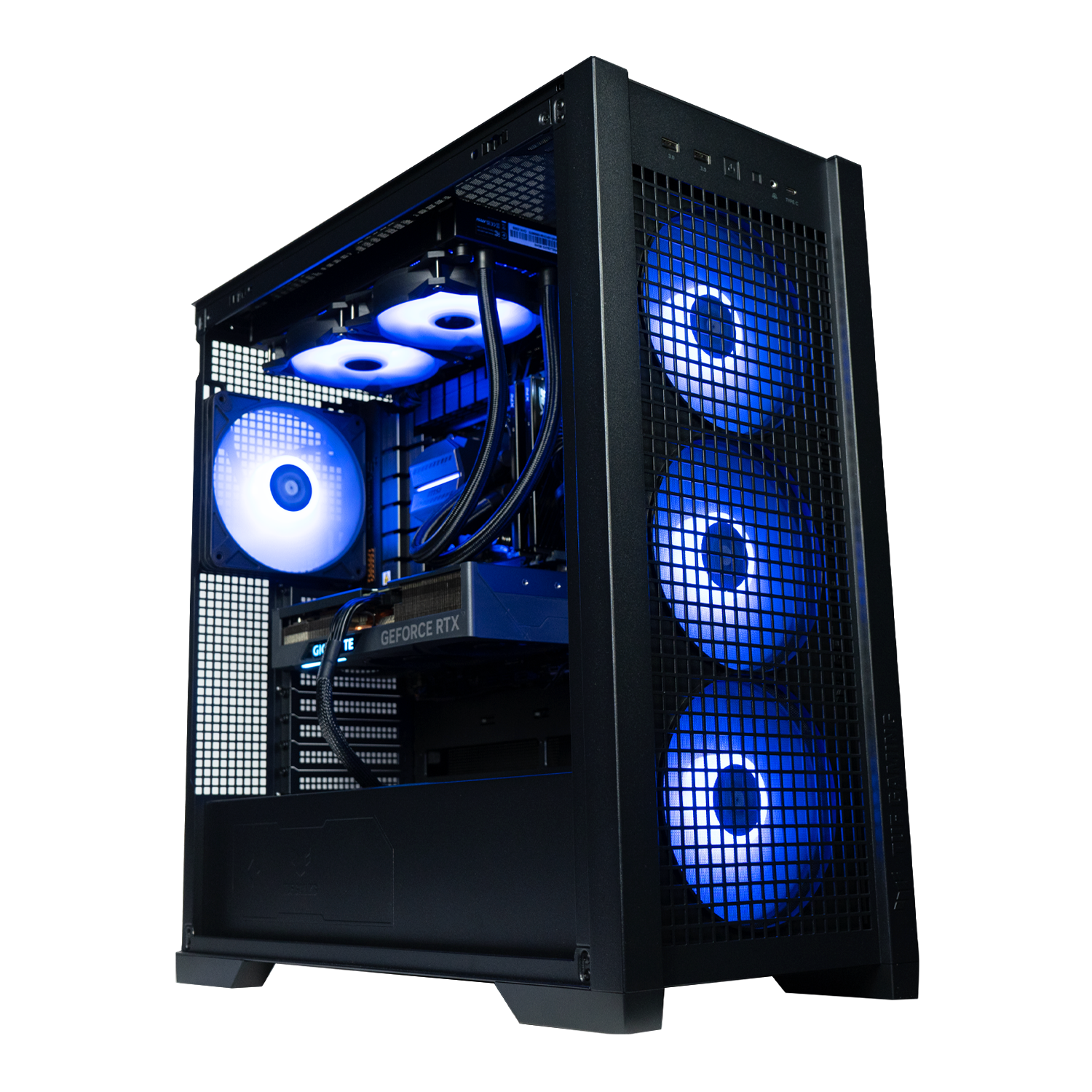 Pc gaming Ryzen 9 9950X, RTX 4080 SUPER 16GB, Ram 32Gb 6000Mhz Ddr5, SSD NVMe 1000Gb, Dissipatore a Liquido 240mm, Windows 11 Pro