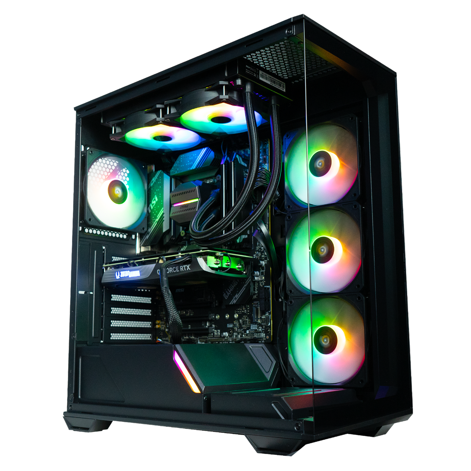 Pc gaming Ryzen 5 9600X, Rtx 4060 Ti 16Gb, Ram 32Gb 6000Mhz Ddr5, SSD NVMe 1000Gb, Dissipatore a Liquido 240mm, Windows 11 Pro